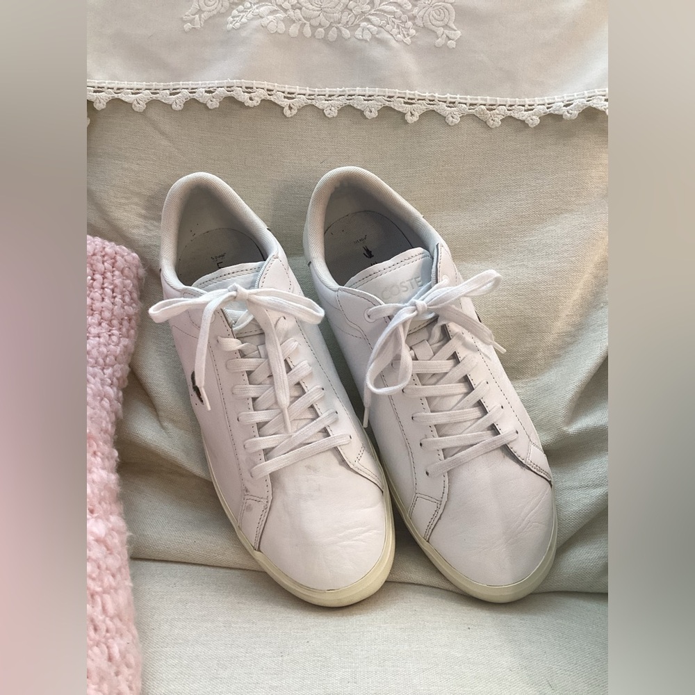 Lacoste Powercourt Classic White Sneakers